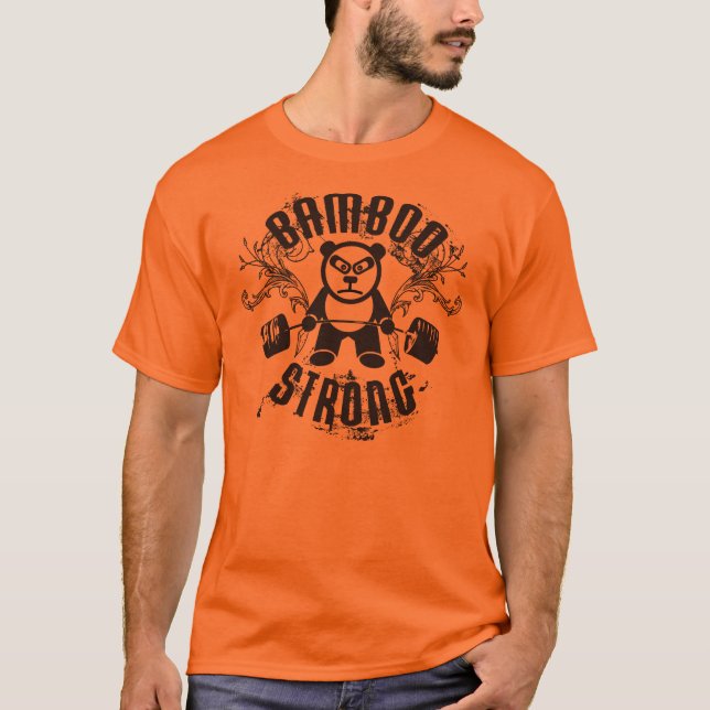 T-shirt - Deadlift - avant et dos forts en bambou (Devant)