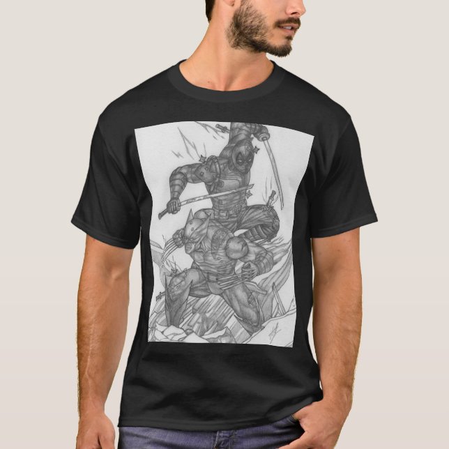 T-shirt Deadpool & Wolverine (Devant)