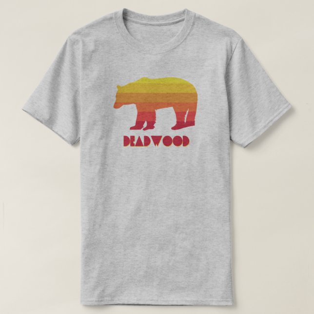 T-shirt Deadwood Dakota du Sud Rainbow Bear (Design devant)