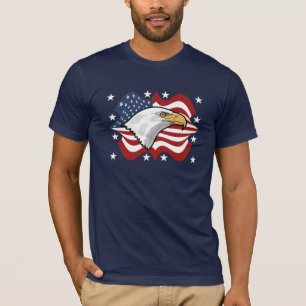 T-shirt d'Eagle d'Américain