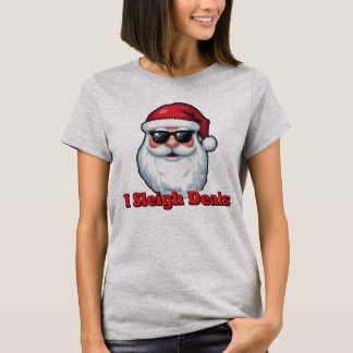 T-shirt Deal Slaying Santa Claus Funny Holiday Shopping 