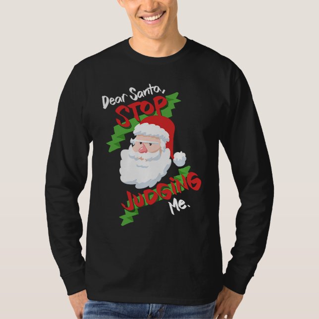 T-shirt Dear Santa Christmas  for Women (Devant)
