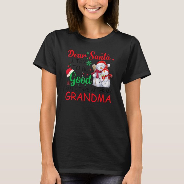 T-shirt Dear Santa I (Devant)