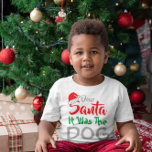 T-shirt Dear Santa: It Was The Dog<br><div class="desc">Dear Santa: It was the dog funny Christmas gifts</div>