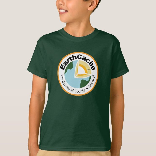 T-shirt d'EarthCache de l'enfant (Devant)