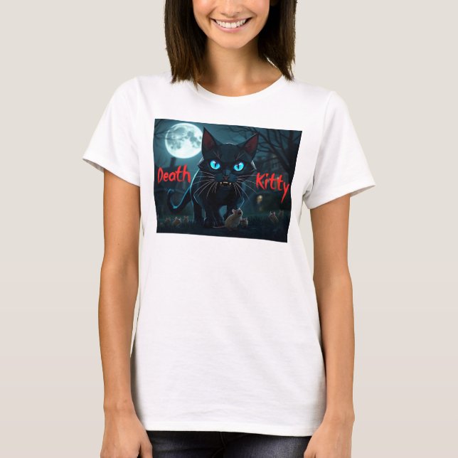 T-shirt Death Kitty (Devant)