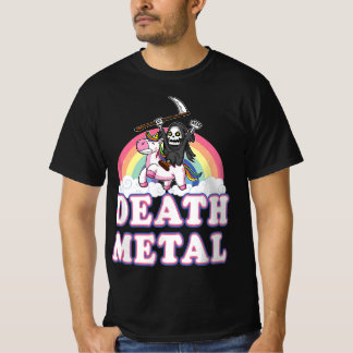 T-shirt Death Metal Rock Music Rainbow Grim Reaper Riding