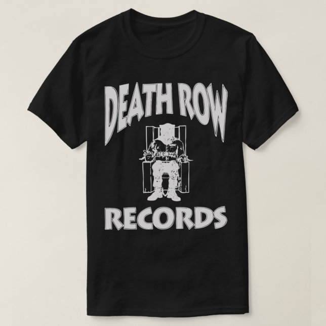 T-shirt Death Row Record (Design devant)