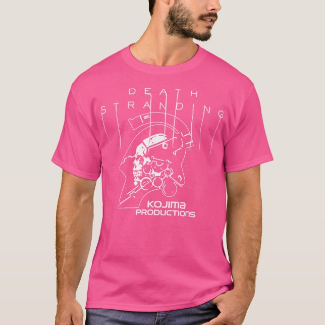 T-shirt Death Stranding - Logo Text Et Kojima (Devant)