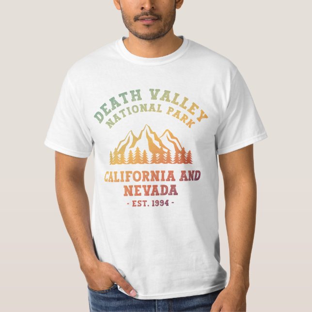 T-shirt Death Valley National Park USA Gradient (Devant)