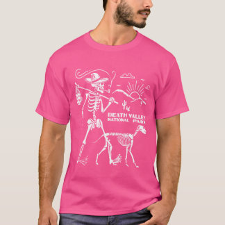 T-shirt Death Valley Skeleton Hiking National Park Camping