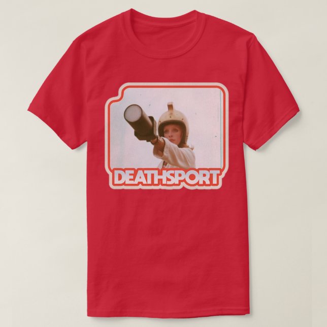 T-shirt DEATHSPORT les années 70 Cult Movie (Design devant)