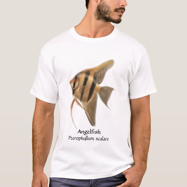 T-shirt d'eau douce de scalaire (Devant)