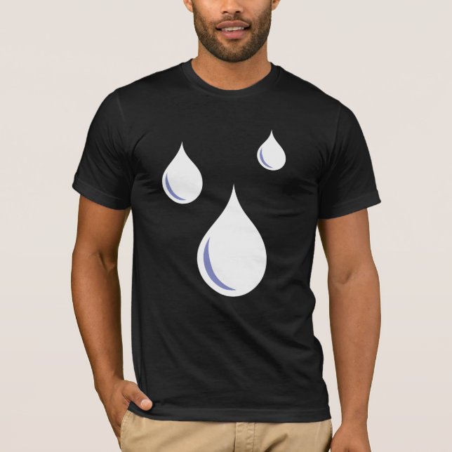 T-shirt d'eau-gouttelettes de projet de formule (Devant)