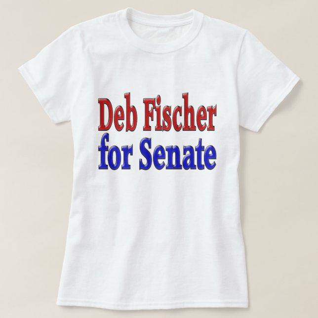 T-shirt Deb Fischer pour le Sénat (Design devant)