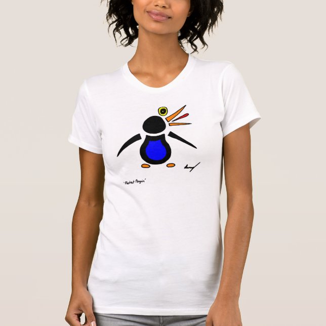 T-shirt Débardeur Abstraite de pingouins (Devant)