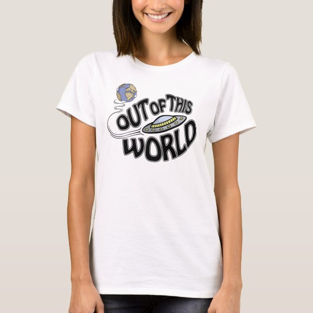 T-shirt Débardeur amusant "Out of This World" (Devant)