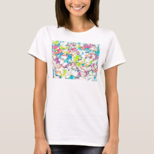 T-shirt Débardeur Carnation de base (blanc) avec flottant