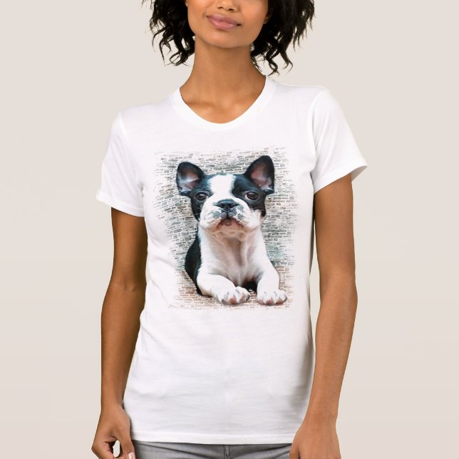 T-shirt Débardeur de bouledogue français (Devant)