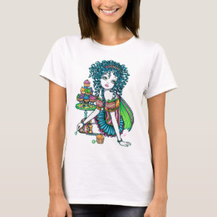 T-shirt Débardeur de fée de gâteau de tasse de "renoncule"