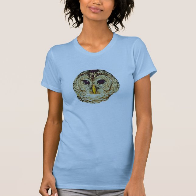 T-shirt Débardeur de hibou barré (Devant)