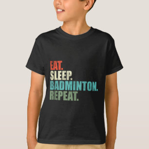 T-shirt Débardeur de joueur de badminton rétro vintage