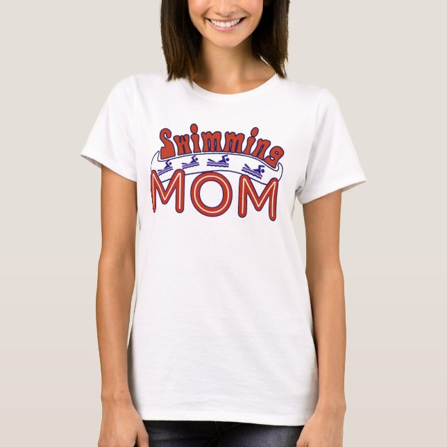 T-shirt Débardeur de la mère natation (Devant)