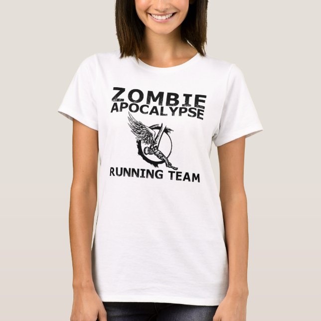 T-shirt Débardeur de l'équipe de course Zombie Apocalypse (Devant)