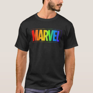 T-shirt Débardeur de logo Marvel Rainbow Gradient
