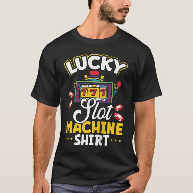 T-shirt Débardeur de machine à fente Lucky Backprint (Devant)