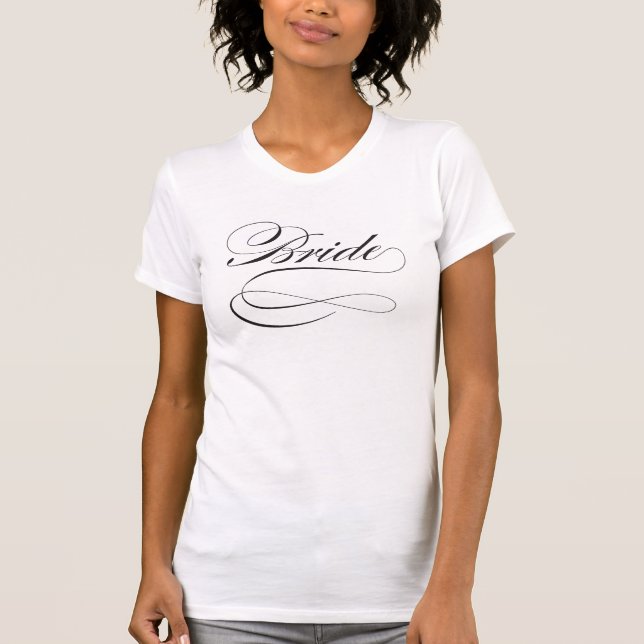 T-shirt Débardeur de mariée (Devant)
