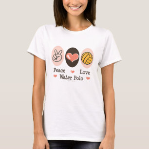 T-shirt Débardeur de polo d'eau d'amour de paix
