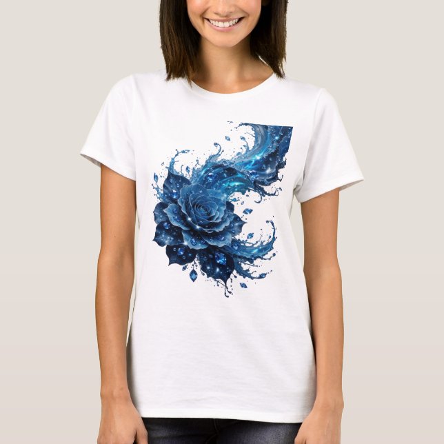 T-shirt Débardeur Déclaration Dynamic Blue BLUE ROSE (Devant)