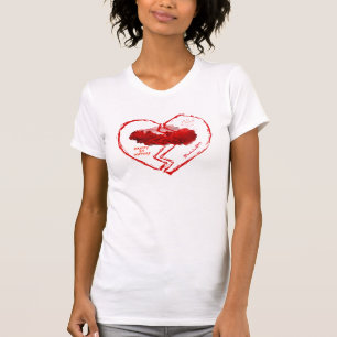 T-shirt Débardeur du coeur nuageux d'Elleki