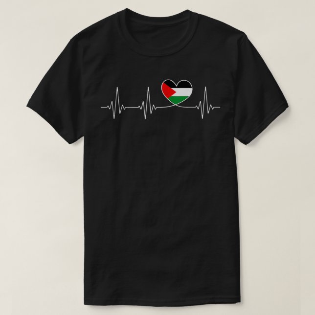 T-shirt Débardeur du drapeau de pulsation Free Palestine (Design devant)