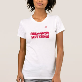 T-shirt Débardeur d'un rouge ardent de chatons