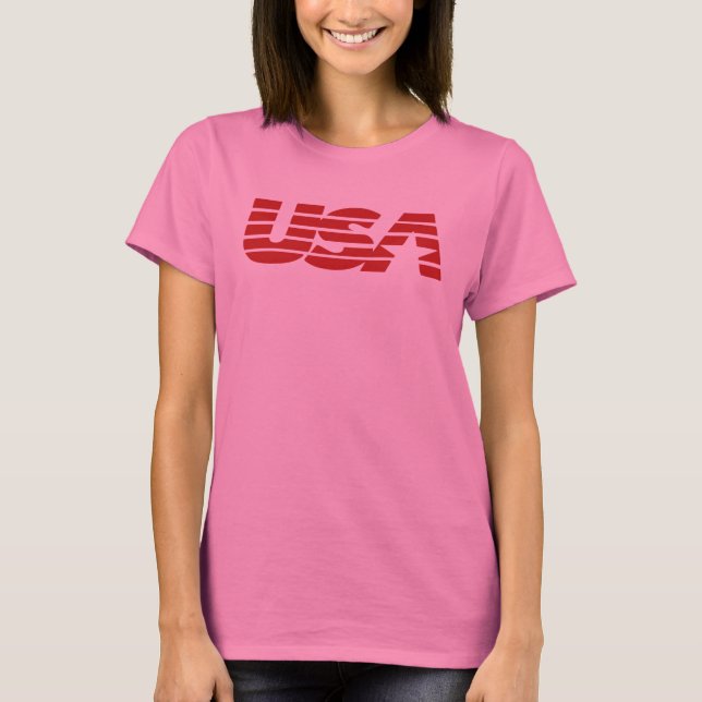 T-shirt DÉBARDEUR féminin des États-Unis (Devant)