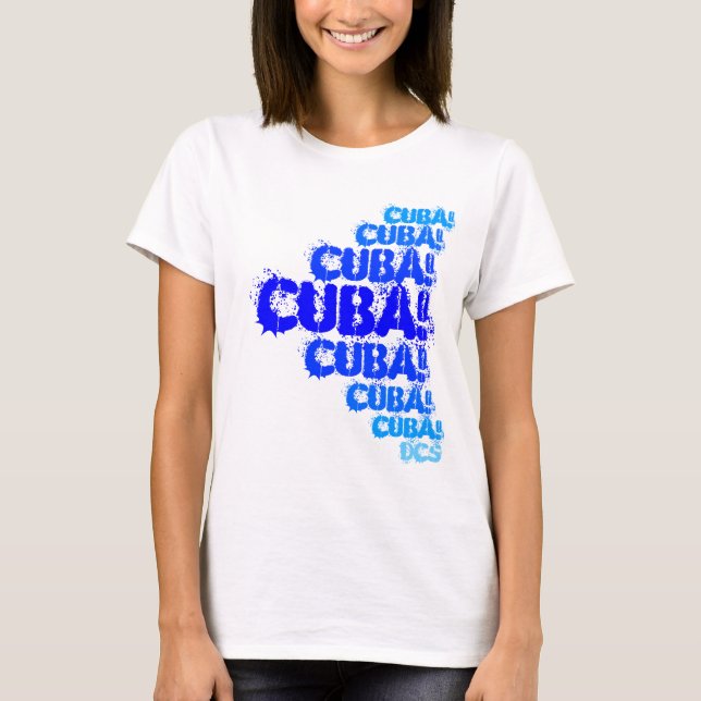 T-shirt Débardeur femme Cuba (Devant)