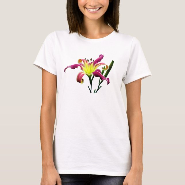 T-shirt Débardeur floral de Daylily d'araignée (Devant)