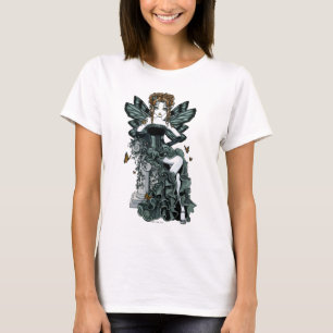 T-shirt Débardeur gothique de fée de papillon de couture