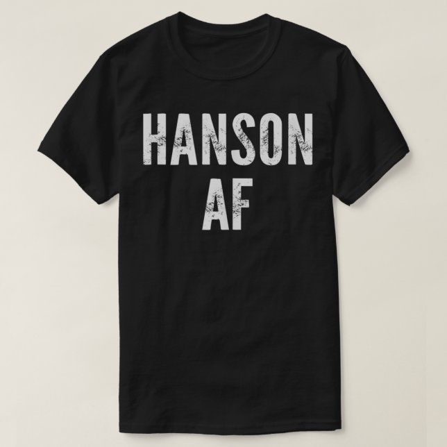 T-shirt Débardeur Hanson AF (Design devant)
