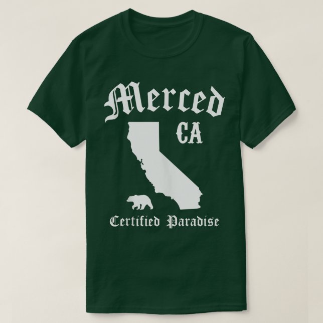 T-shirt Débardeur Merced CA Certified Paradise Merced (Design devant)