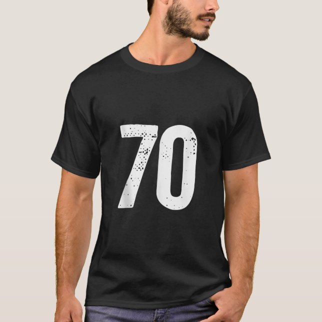 T-shirt Débardeur numéro 70 (Devant)