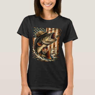 T-shirt Débardeur pêcheur légendaire Oregon Rétro Sunset F