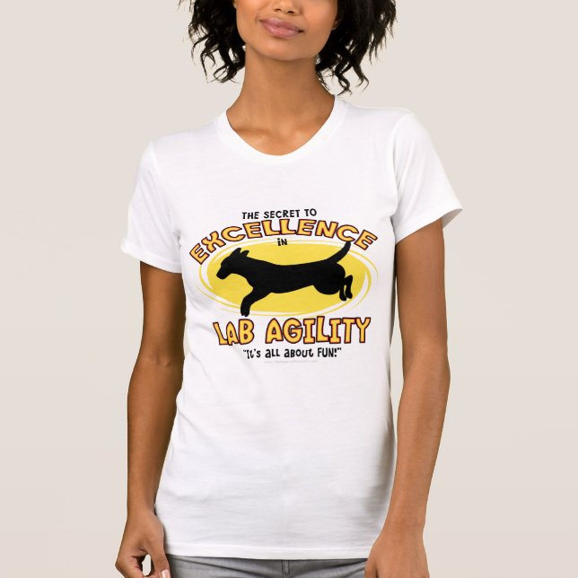 T-shirt Débardeur secret de dames de labrador retriever (Devant)