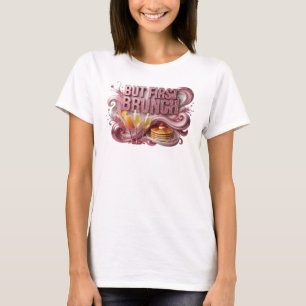 T-shirt Débardeur Statement Rouge MAIS D'ABORD BRUNCH
