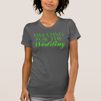 T-shirt Débardeur Vert & Gris Transpirant Pour Le Mariage.