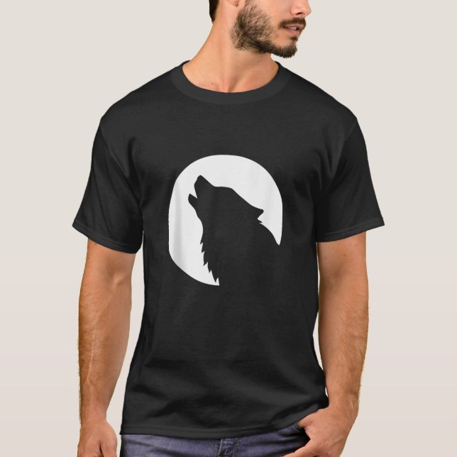 T-shirt Débardeur Wolf moon (Devant)