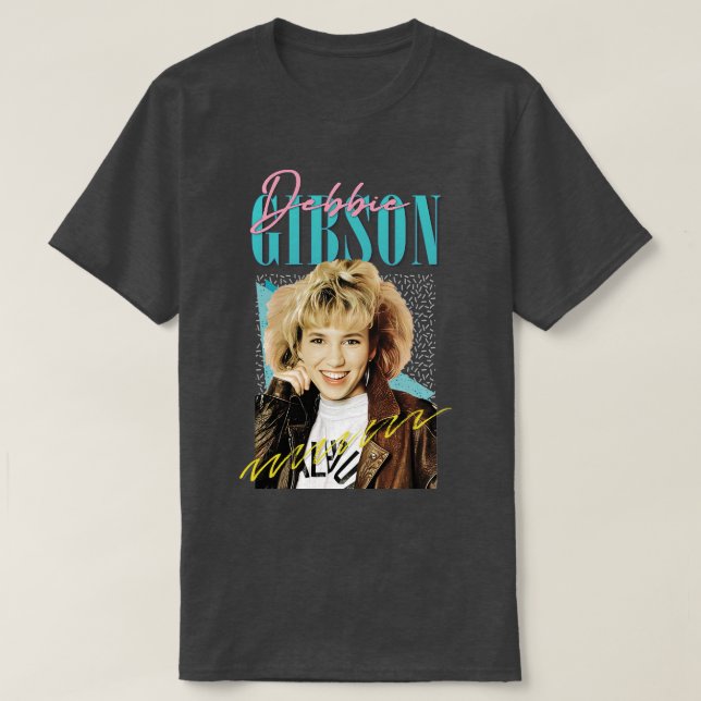T-shirt Debbie Gibson 80s Design esthétique stylisé (Design devant)