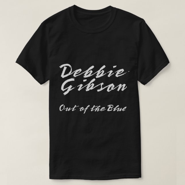 T-shirt Debbie Gibson De L'Esthétique Styled Des Années 80 (Design devant)